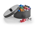 Sort m/Hank, Stor - Mixede Chokoladekugler 600 g.