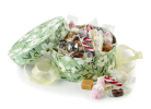 Gr&oslash;n m. Blomster, Stor - Julemix 600 g.