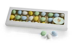 Hvid rude&aelig;ske, 27 stk Belgiske Fugle&aelig;g 295 g.