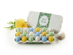 &AElig;ggebakker, 18 stk. Belgiske fugle&aelig;g, 200 g.