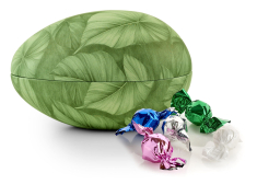 Metal&aelig;g Gr&oslash;nne Blade, Chokoladekugler, 150 g.