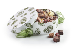 Grøn Kogle, Stor - Luksuschokolade 1000 g.