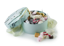 Lysegr&oslash;n Marmor, Stor - Julemix 600 g.