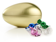 Metal&aelig;g Guld, Chokoladekugler, 150 g.