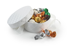 Hvid Sølv - Mixede Chokoladekugler