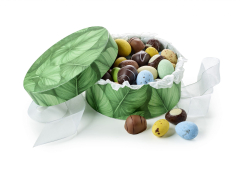 Rund Hatte&aelig;ske Green big leaf, P&aring;ske&aelig;g, 500 g.