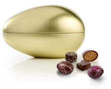 Metal&aelig;g Guld, Luksus chokolade & Luksus&aelig;g, 250 g.