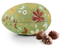 Metal&aelig;g Butterflies & Flowers, &Oslash;kologiske Marcipan&aelig;g, 170 g.