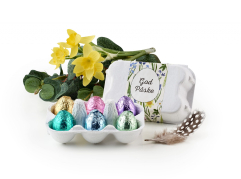 &AElig;ggebakker, 6 stk. Indp. Luksus&aelig;g, 50 g.