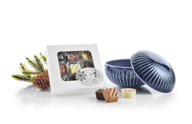Bonbonniere m/chokolade - Blå