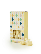 Harlekin lukket &aelig;ske, Skumharer, 50 g.