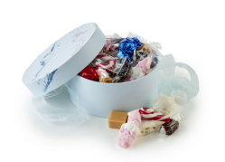 Lysebl&aring; Marmor - Julemix 300 g.