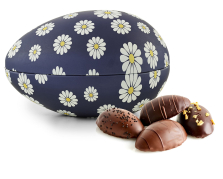 Metal&aelig;g Royal Daisy, Marcipan&aelig;g (7 stk. Flowpakket), 140 g.