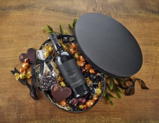 Stor Hatteæske m/Black Ruby & Chokolade