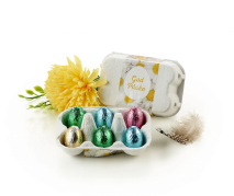 &AElig;ggebakker, 6 stk. Pralin&eacute;&aelig;g, 30 g.