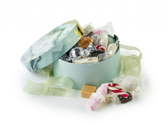 Lysegr&oslash;n Marmor - Julemix 300 g.