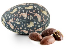 Metal&aelig;g Bunnies, Marcipan&aelig;g (7 stk. Flowpakket), 140 g.