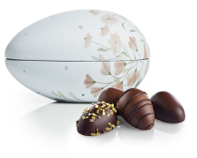 Metal&aelig;g Pink Flowers, Marcipan&aelig;g (7 stk. flowpack), 140 g.