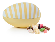 Metal&aelig;g Gule striber, Familieblanding, 200 g.