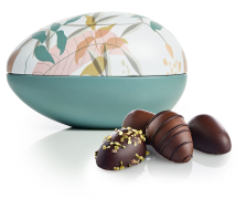 Metal&aelig;g Green Leaves, Marcipan&aelig;g (7 stk. flowpack), 140 g.