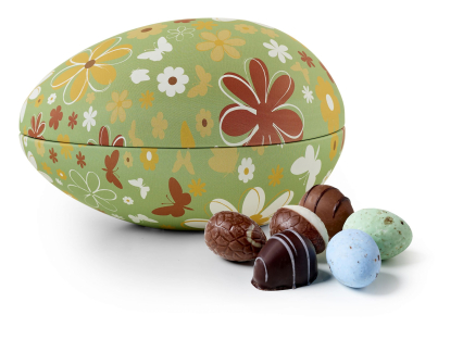 Metal&aelig;g Butterflies & Flowers, Mixede P&aring;ske&aelig;g, 250 g.