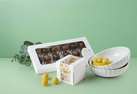 GJ 2 stk. Porcel&aelig;nssk&aring;l & Chokolade - 2026