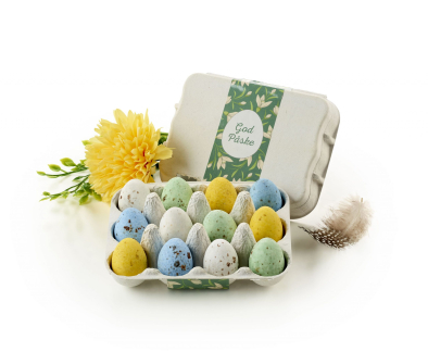 &AElig;ggebakker, 12 stk. Belgiske fugle&aelig;g, 130 g.