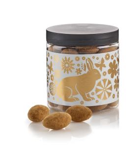 B&oslash;tte, Dansk Mandel m/Hvid Chokolade & Lakridspulver, 150 g.