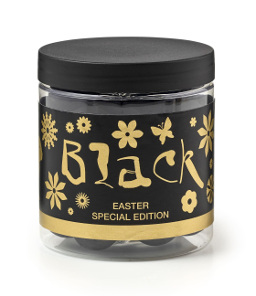 Black Easter Edition, Dansk Lakridskugle m/hvid chokolade, 150 g.