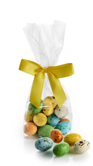 Cellofanpose m/gulsilkesl&oslash;jfe, Gourmet&aelig;g, 90 g.