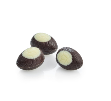 P&aring;ske bulk, M&oslash;rk m. nougat, 1000g.  (9 g. p stk)