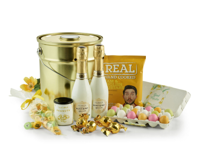 P&aring;skespanden - Guld m/USB h&oslash;jtaler - 2026