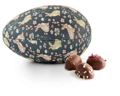 Metal&aelig;g Bunnies, &Oslash;kologiske Marcipan&aelig;g, 170 g.