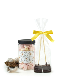 P&aring;skehygge, 2 stk. Chokolader&oslash;repinde & P&aring;ske Mallows 156 g.