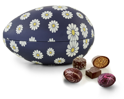 Metal&aelig;g Royal Daisy, Luksus chokolade & Luksus&aelig;g, 250 g.