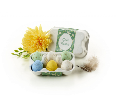 &AElig;ggebakker, 6 stk. Belgiske fugle&aelig;g, 65 g.