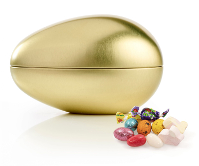 Metal&aelig;g Struds Guld, P&aring;skemix, 410 g.