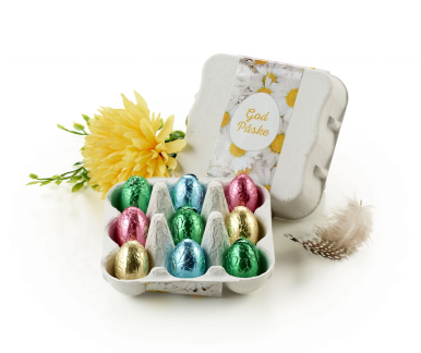 &AElig;ggebakker, 9 stk. Pralin&eacute;&aelig;g, 45 g.