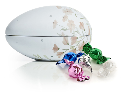 Metal&aelig;g Pink Flowers, Chokoladekugler, 150 g.