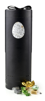 Sort t&oslash;nde  m. silke sl&oslash;jfe, For&aring;rsmix, 1500 g.