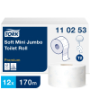 Tork 110253 Premium T2 Jumbo Mini 2lags toiletpapir 12 ruller 