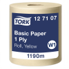 Tork 127107 Basic aftørringspapir W1 gul 