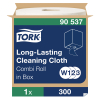Tork 90537 Alt-i-en aftørringsklud 31,5cmx114m 1lags W1 hvid 