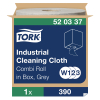 Industriaftøring rulle, Tork, W1/W2/W3 Airlaid Industri, 1 lag, grey 320mm x 148.00m, 65g/m2, æske a 390 ark FSC Mix Credit