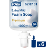 Skumsæbe, Tork distrib poch serviettes hygien Extra  Mild, sæbe, pakke a 6 stk