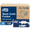 Papirhåndklæder ark, Tork Premium Extra Soft, Soft Wash Cloth 1 lag, hvid 192mmx300mm, 70g/m2, æske a 1080 ark FSC Mix Credit
