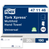 Tork 471146 Xpress håndklædeark 2lag H2 hvid 