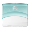 Tork 654000 Top-Pak dispenser W4 hvid/turkis 