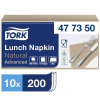 Tork 477350 Advanced servietter 33x33cm natur 200stk 