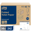 Tork 114271 Advanced T3 toiletpapir 19x11cm 8712ark 